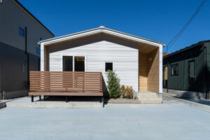 二人暮らしにちょうどいい、かわいいカフェ風平屋(能美市注文住宅)